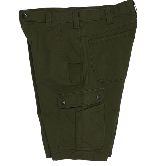 NWOT Carhartt Rugged Flex Utility Cargo Ripstop Shorts 34 Green Workwear - Picture 5 of 9